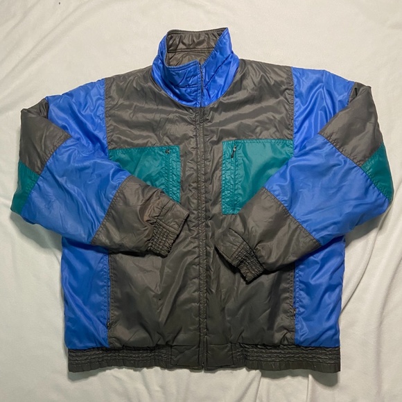 RETRO GLOSSY WINDBREAKER - Picture 1 of 3